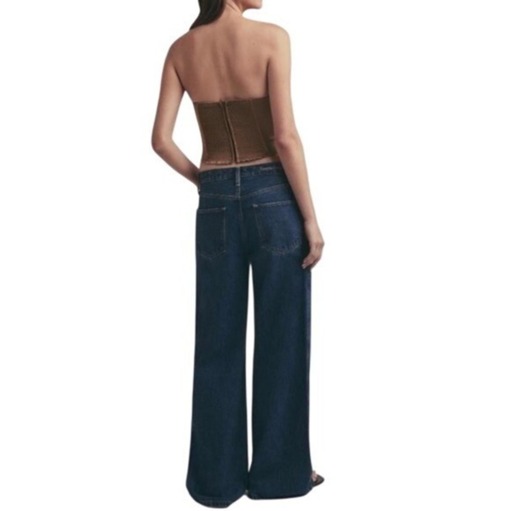 Favorite Daughter Ollie Ultimate Baggy Wide Leg Kent Button Fly Denim Women's 26